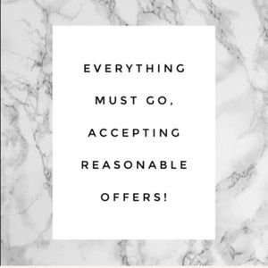 MOST OFFERS ACCEPTED!